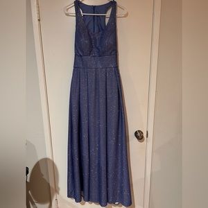 Morgan & co blue dress